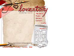 Lovestory website design