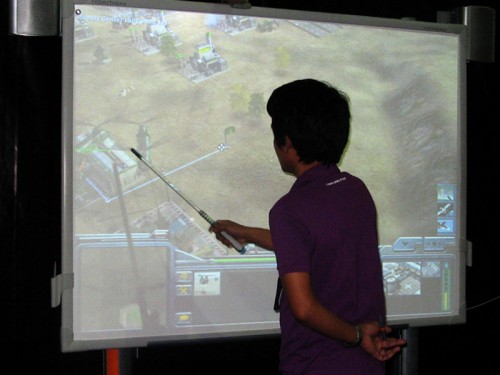 CEL Manila 2008 giant touchscreen